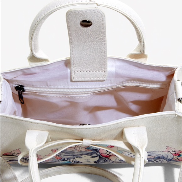 DISNEY THE LITTLE MERMAID ARIEL PASTEL BOW HANDBAG - Picture 4 of 4